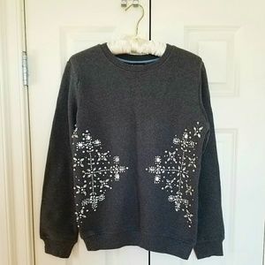 Crystal Embellished Sweatshirt